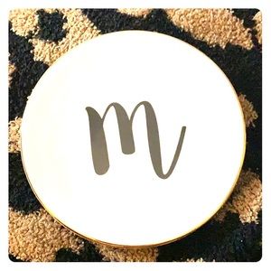 “M” Ring Dish